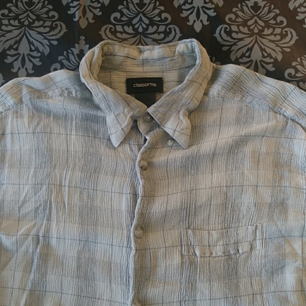Claiborne mens button down sz large